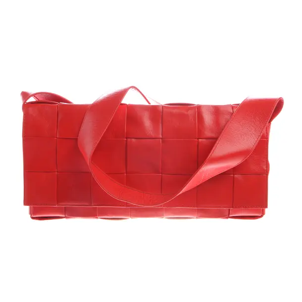 Umhängetasche in Rot, Leder, Bottega Veneta