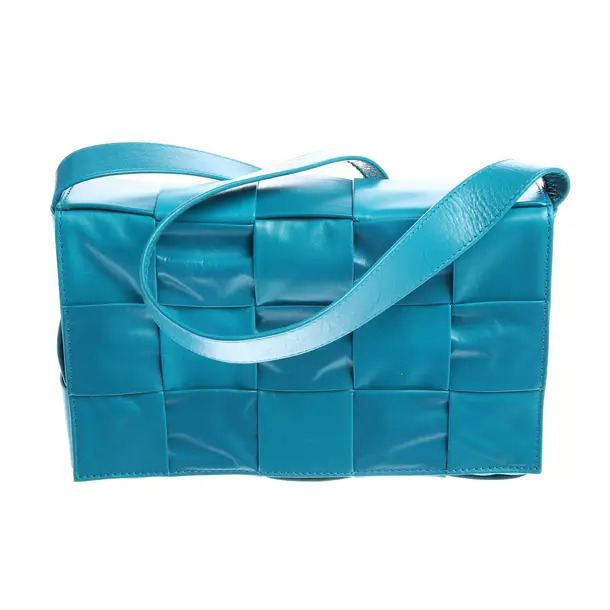 Cross Body Bag in Blue, Leather, Bottega Veneta