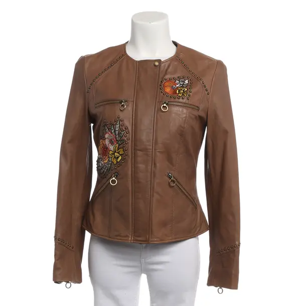 Lederjacke, in Braun, Leder, Marc Cain