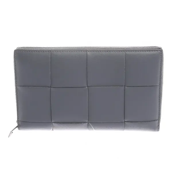 Geldbörse, in Grau, Leder, Bottega Veneta
