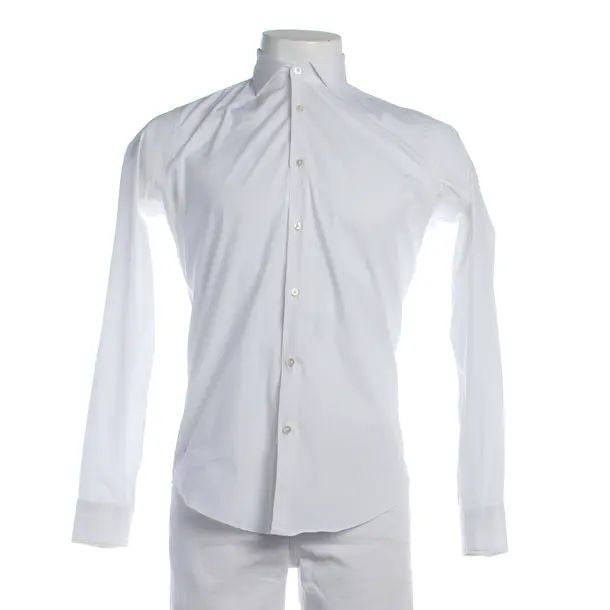Shirt in White, Cotton, Robert Friedman
