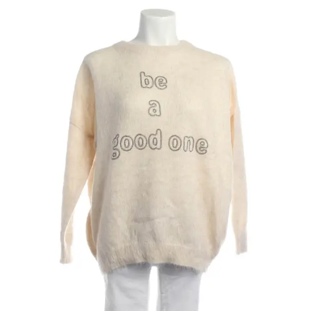 Jumper, in Cream, Wool, Brunello Cucinelli