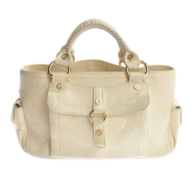 Handbag, in Beige, Leather, Céline