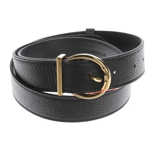 Gürtel in Schwarz, Leder, Coccinelle