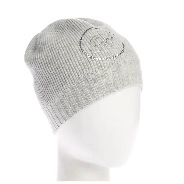 Mütze in Grau, Wolle, Blumarine