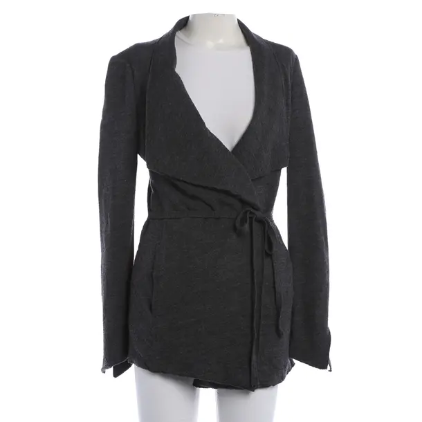 Cardigan, in Gray, Cotton, Drykorn