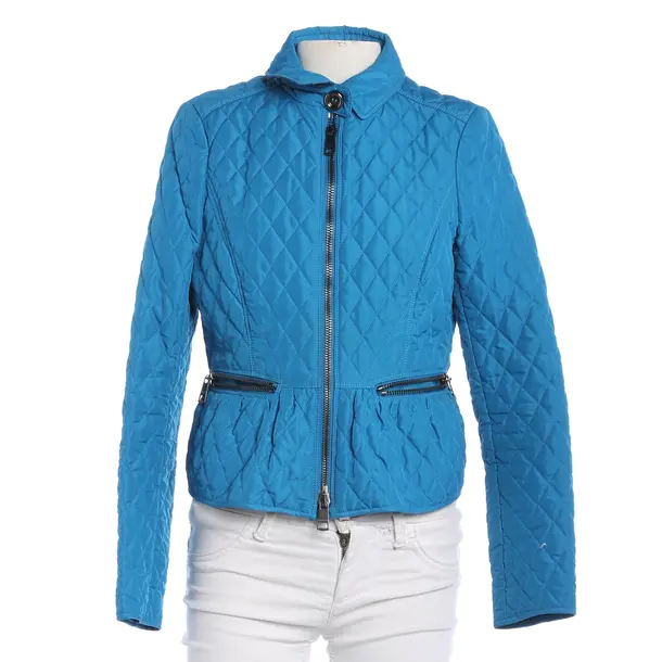 Mid-Season Jacket, in Blue, Polyester, Burberry