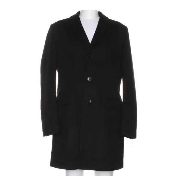 Übergangsmantel, in Schwarz, Wolle, Hugo Boss Red Label