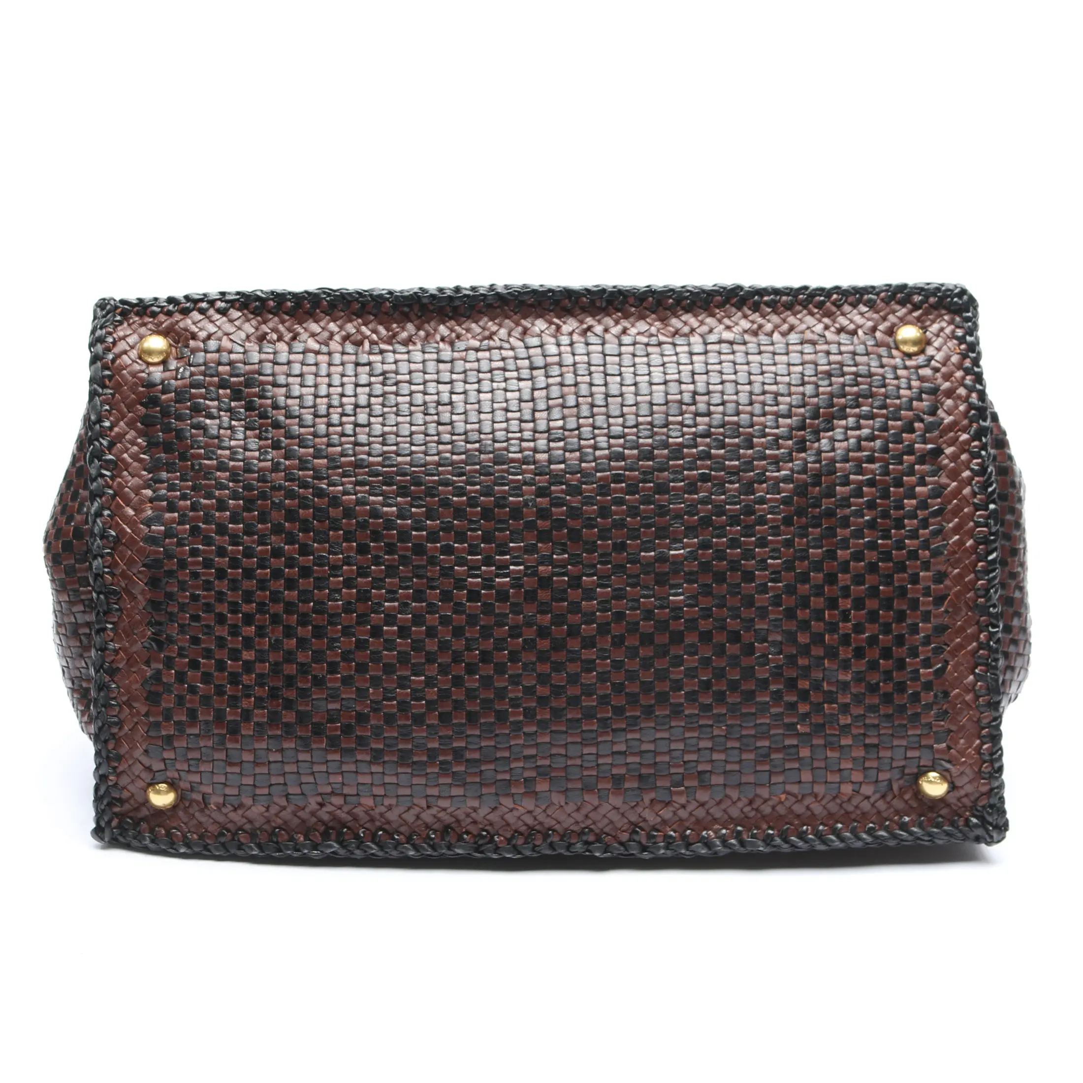 Prada Madras Handbag in Black