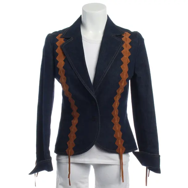 Blazer in Blau, Baumwolle, Escada