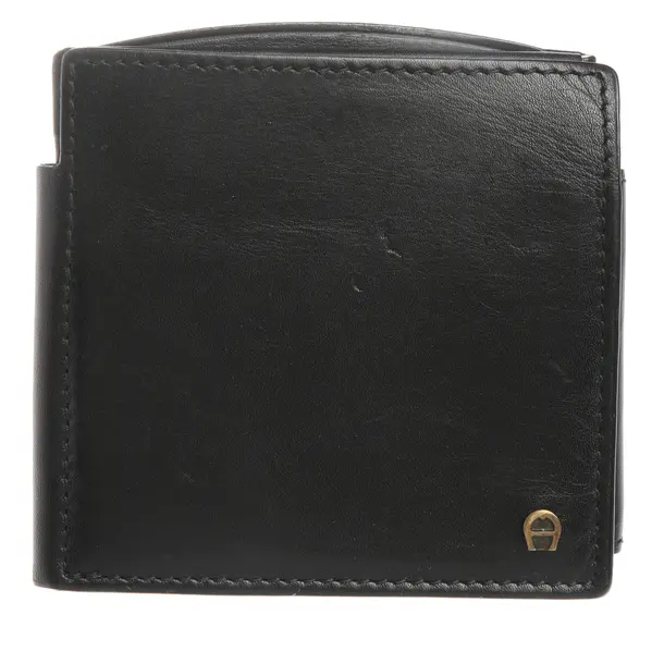 Geldbörse in Schwarz, Leder, Aigner
