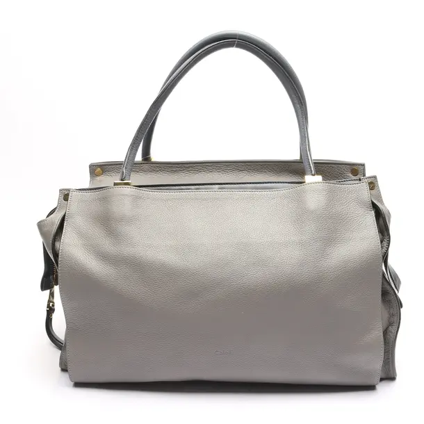 Handbag in Gray, Leather, Chloé