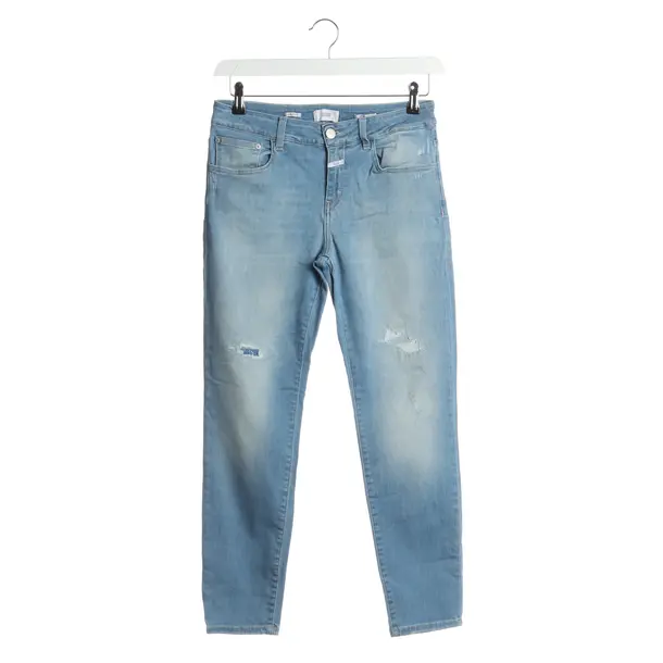 Jeans Slim Fit in Blau, Baumwolle, Closed