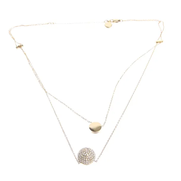 Necklace in Metallic, Other Fibers, Michael Kors
