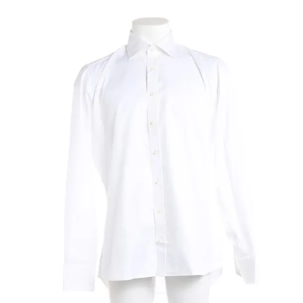 Shirt, in White, Cotton, Stenströms