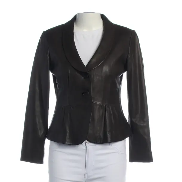 LeatherJacket in Brown, Leather, Armani Collezioni