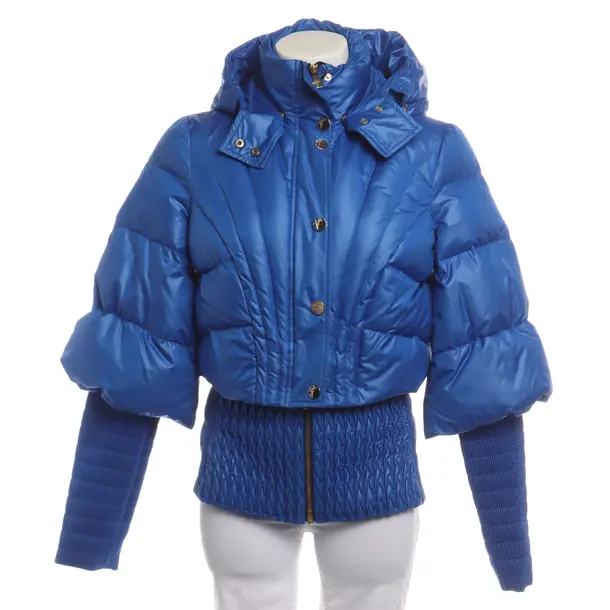 Winter Jacket in Blue, Polyester, Versace