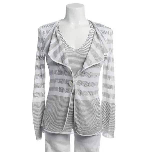 Twin Set in White, Viscose, Armani Collezioni