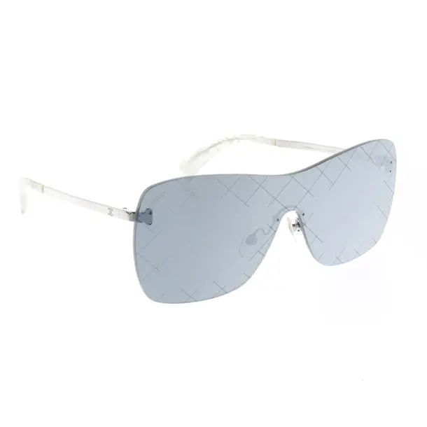Sonnenbrille in Metallic, Kunststoff / Metall, Chanel
