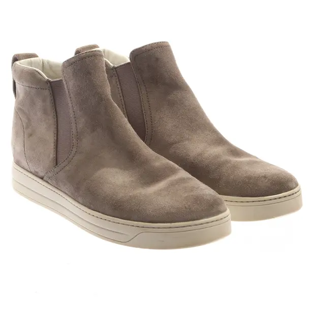 Chelsea Boots in Gray, , Prada Linea Rossa