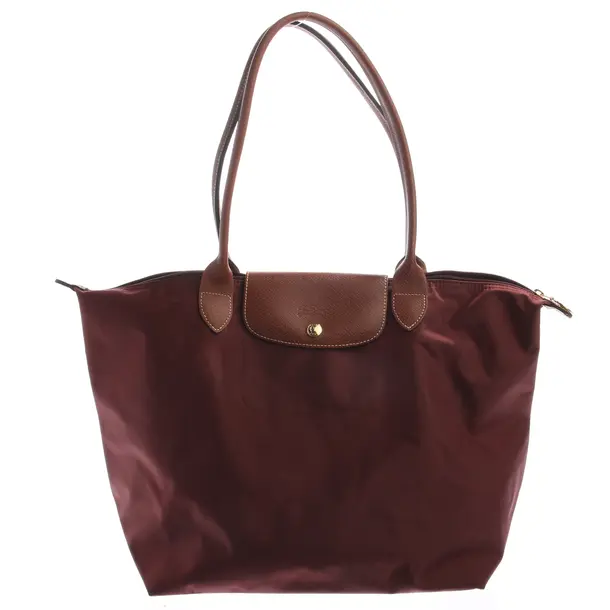 Shoulder Bag in Red, Polyester, Longchamp