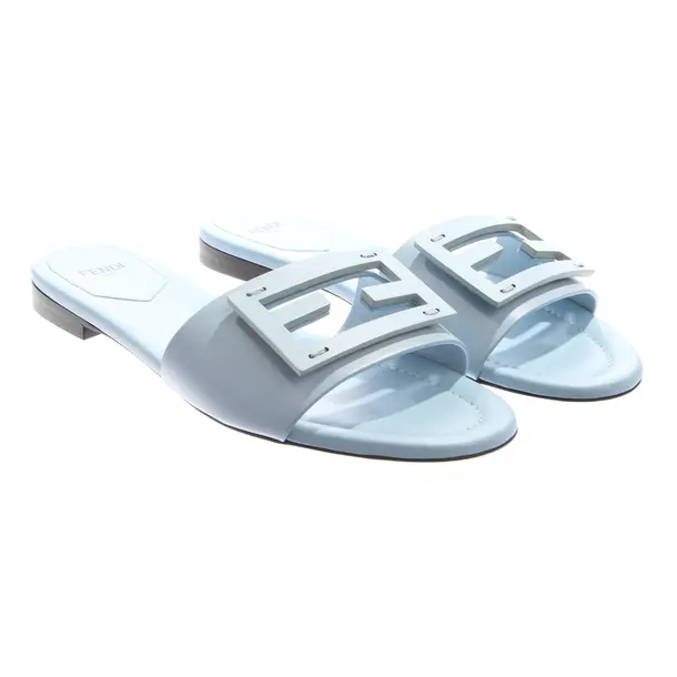 Sandals in Blue, , Fendi