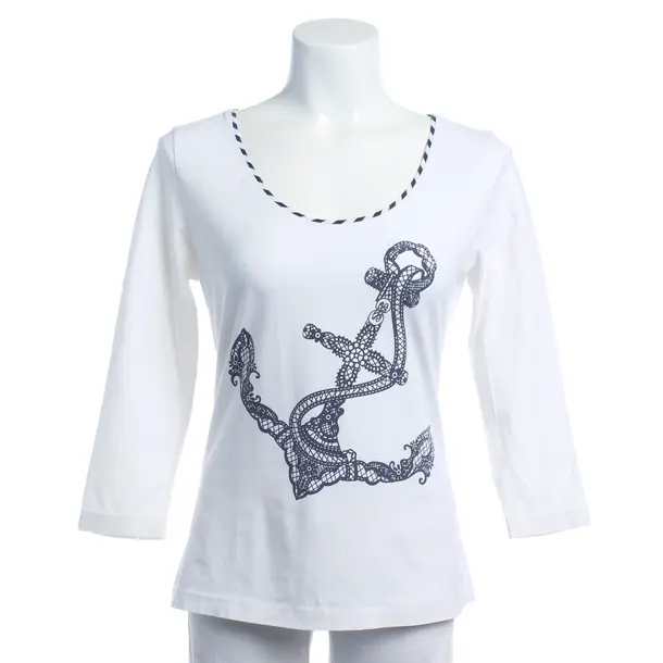 Longsleeve in Weiß, Baumwolle, Escada