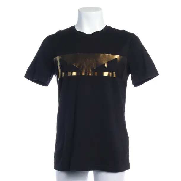 T-Shirt in Schwarz, Baumwolle, Fendi