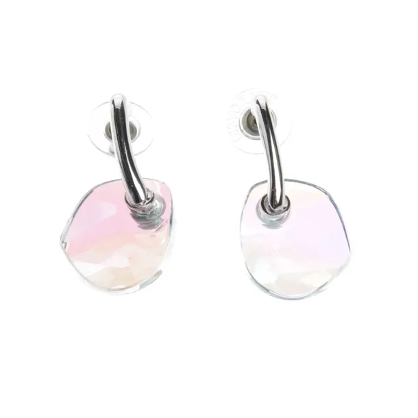 Ohrringe in Metallic, Metall (metallisch, metallisiert), Swarovski