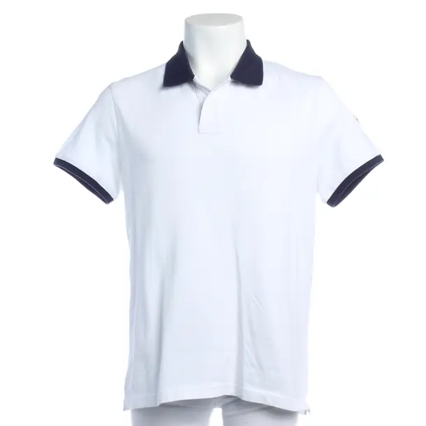 Polo Shirt in White, Cotton, Moncler