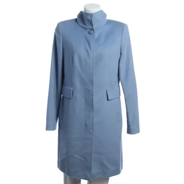 Übergangsmantel in Blau, Wolle, Max Mara