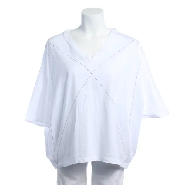 Shirt in Weiß, Baumwolle, Fabiana Filippi