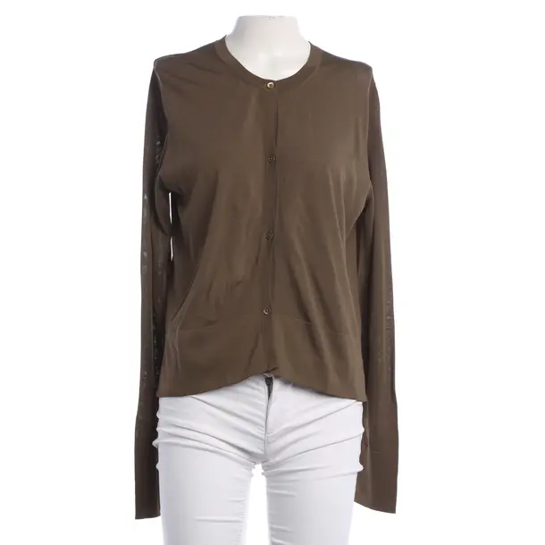 Cardigan, in Dark Brown, Viscose, FFC