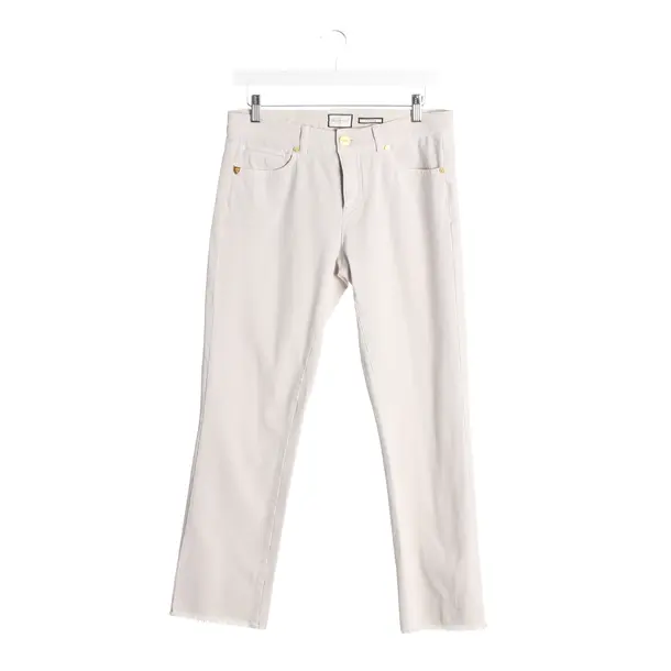 Pants in White, Cotton, Seductive