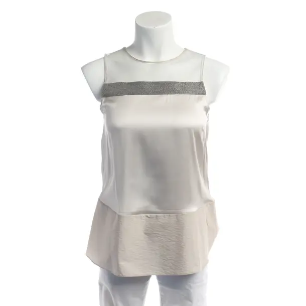 Top in Gray, Polyester, Brunello Cucinelli