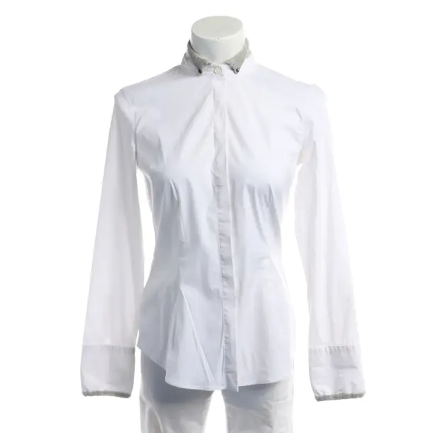 Blouse in White, Cotton, Brunello Cucinelli