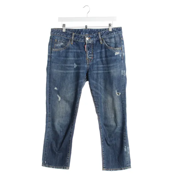 Jeans Straight Fit in Blau, Baumwolle, Dsquared