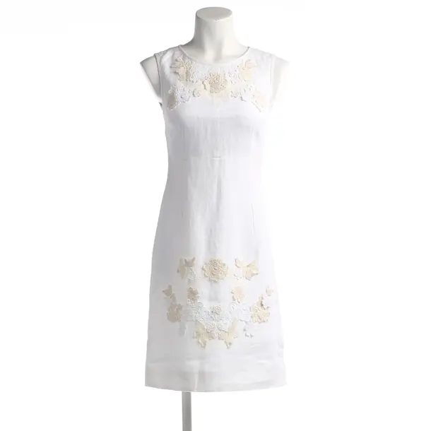 Cocktailkleid in Weiß, Baumwolle, Dolce & Gabbana