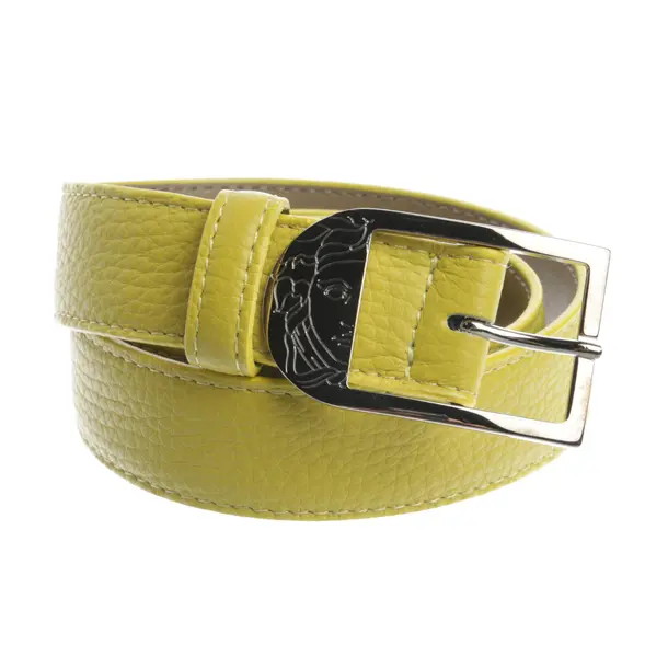 Belt in Yellow, Leather, Versace