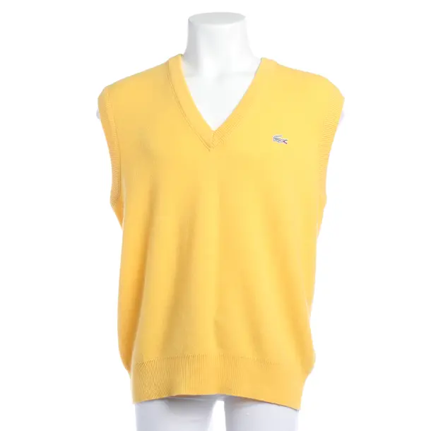 Sweater Vest in Yellow, Wool, Lacoste