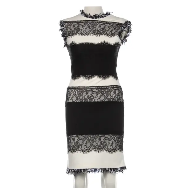 Cocktailkleid in Schwarz, Viskose, Twin Set