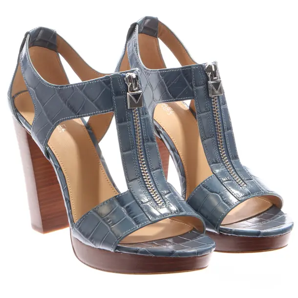 Heeled Sandals in Blue, , Michael Kors