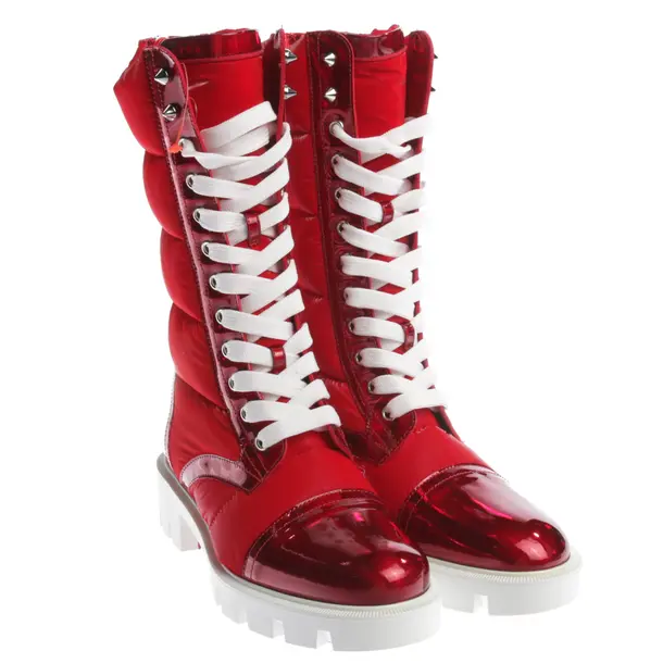 Stiefeletten in Rot, , Christian Louboutin