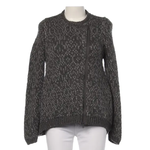 Cardigan in Gray, Cashmere, Brunello Cucinelli