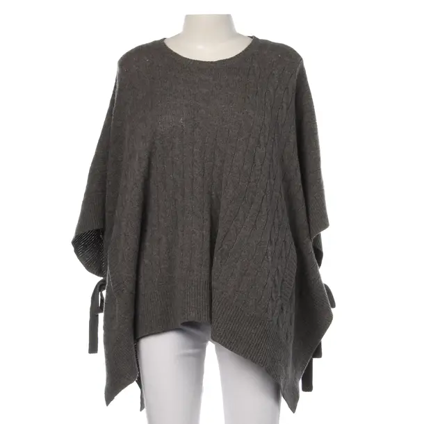 Poncho in Grau, Wolle, Polo Ralph Lauren
