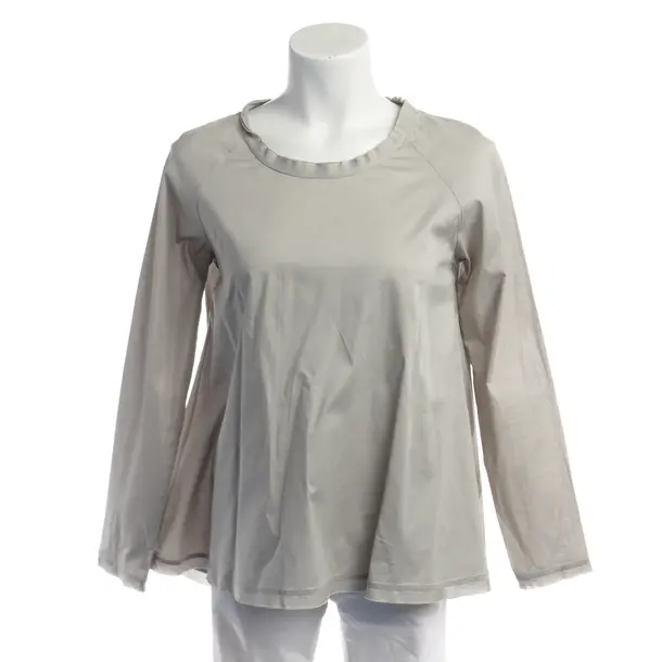 Bluse in Grau, Baumwolle, Soluzione