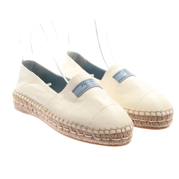 Espadrilles in White, , Prada