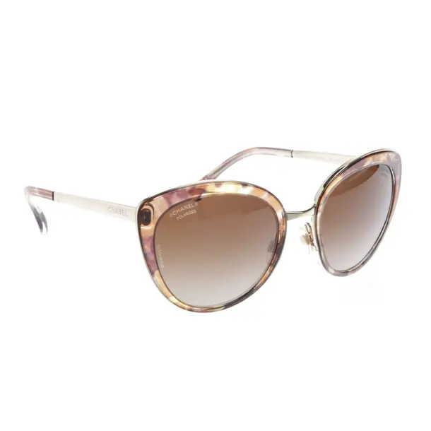 Sunglasses in Brown, Synthetic / Metal, Chanel