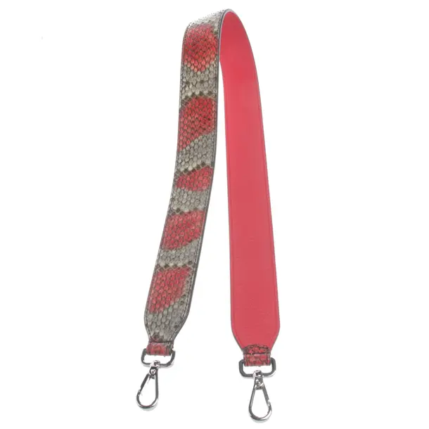 Shoulder Strap in Red, Leather, Fendi