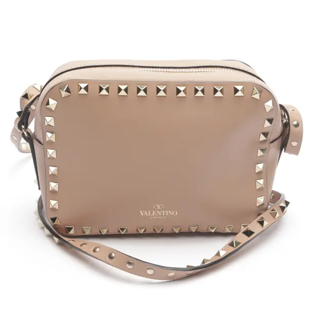 Umhängetasche in Braun, Leder, Valentino